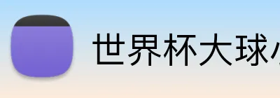 世界杯大球小球 Logo